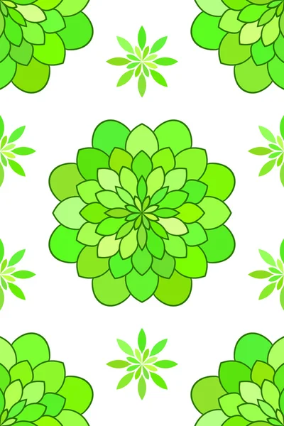 Kleurrijke bloemen ornament — Stockvector