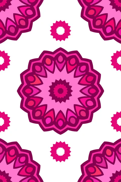 Kleurrijke bloemen ornament — Stockvector