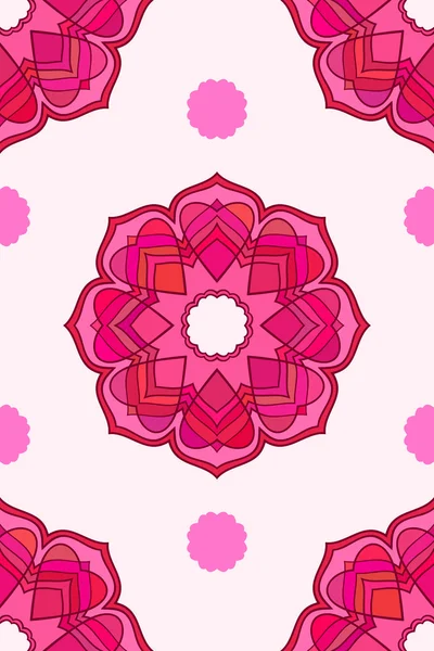 五颜六色的花卉装饰 — 图库矢量图片