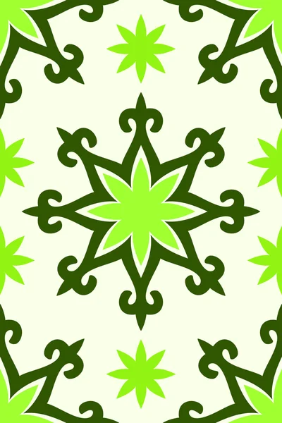 カラフルなアラビア語の飾り — ストックベクタ