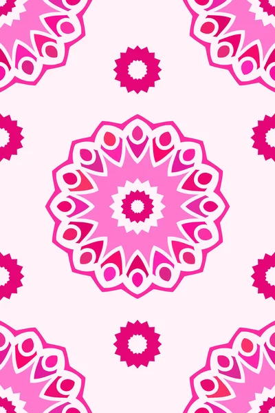 Colorido ornamento floral — Vector de stock