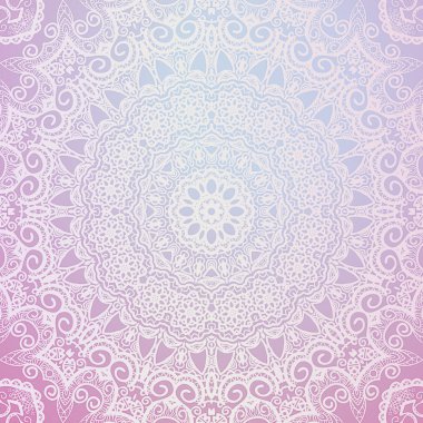 Yuvarlak süsleme doku