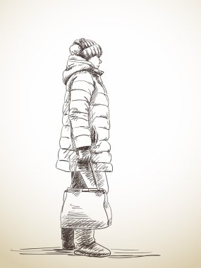 Kadın ceket aşağı