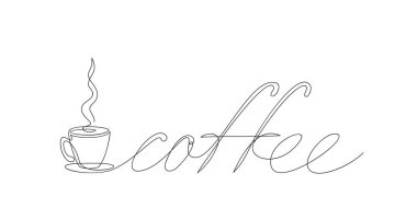 Kahve fincanı, üzerinde 