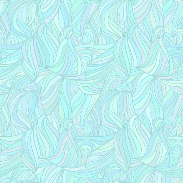 Абстрактный Вектор Бесшовный Фон Нарисованных Вручную Разноцветных Линий — стоковый вектор