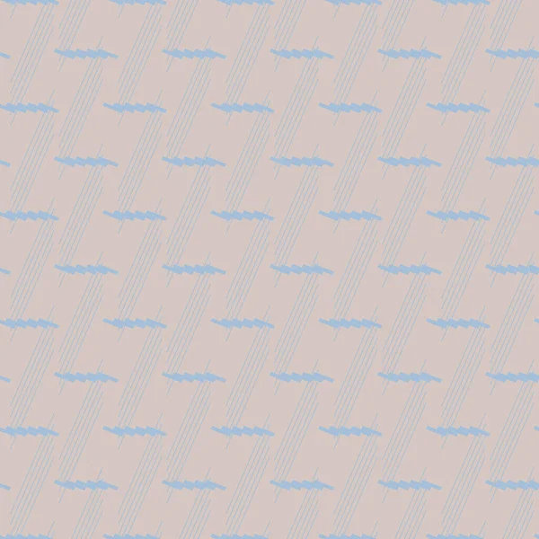 Patrón Geométrico Abstracto Sin Costuras Líneas Repetidas Ornamento Tela Textil — Vector de stock