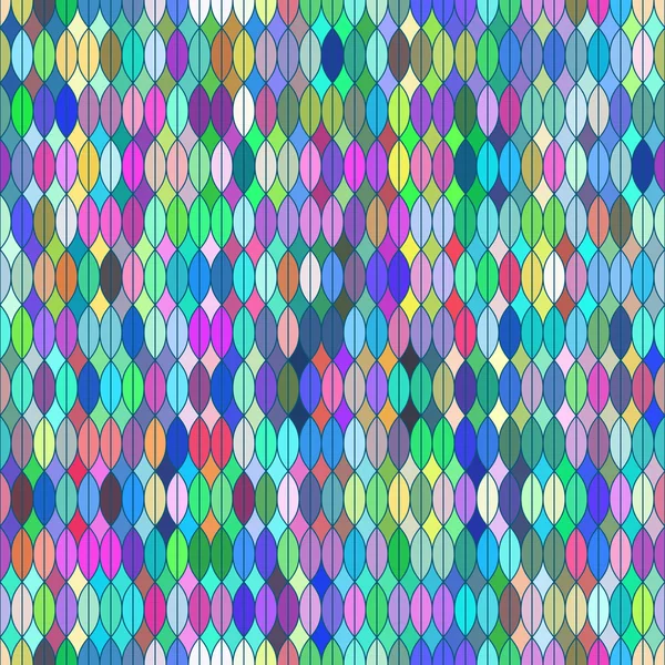 Multicolor mosaic Seamless pattern — Stock Vector