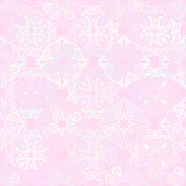 Розовый нежный бесшовный орнамент — стоковый вектор