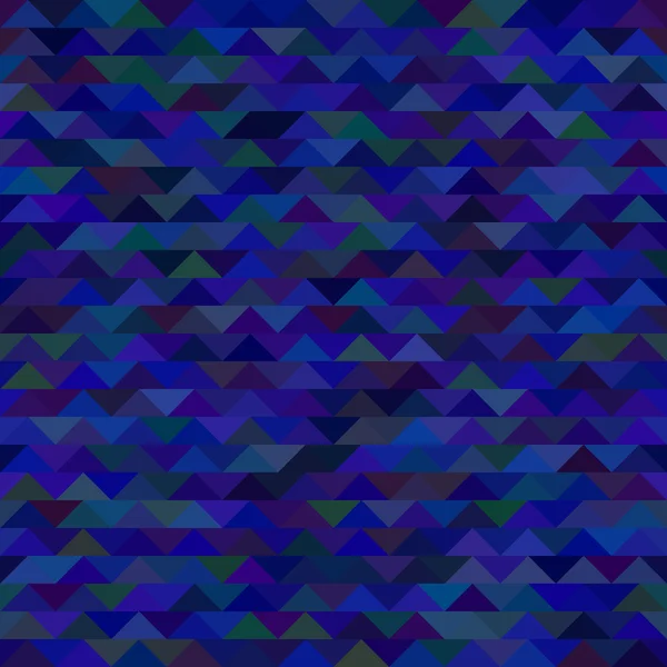 Mozaika tmavě modrý trojúhelník — Stockový vektor