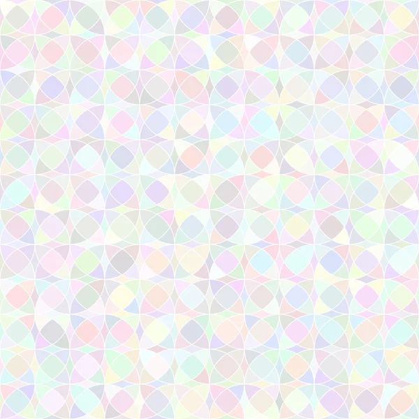 Colore pastello cerchi mosaico — Vettoriale Stock