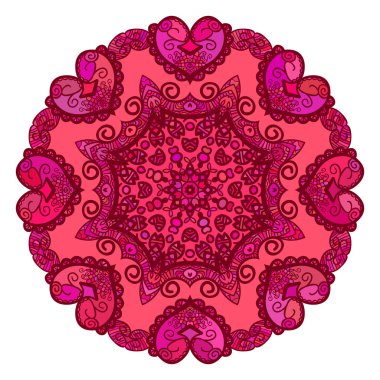 kırmızı yuvarlak kalıp