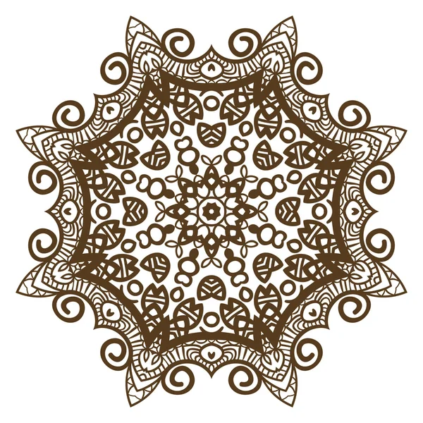 Élément d'ornement circulaire — Image vectorielle