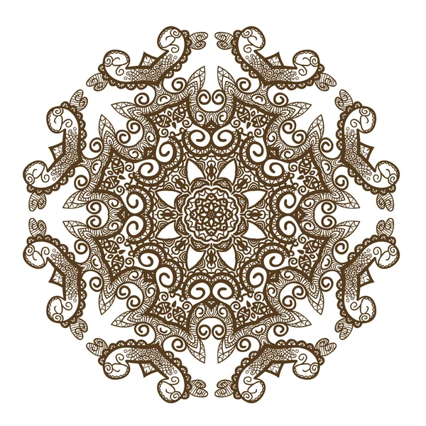 Circulaire sieraad element — Stockvector