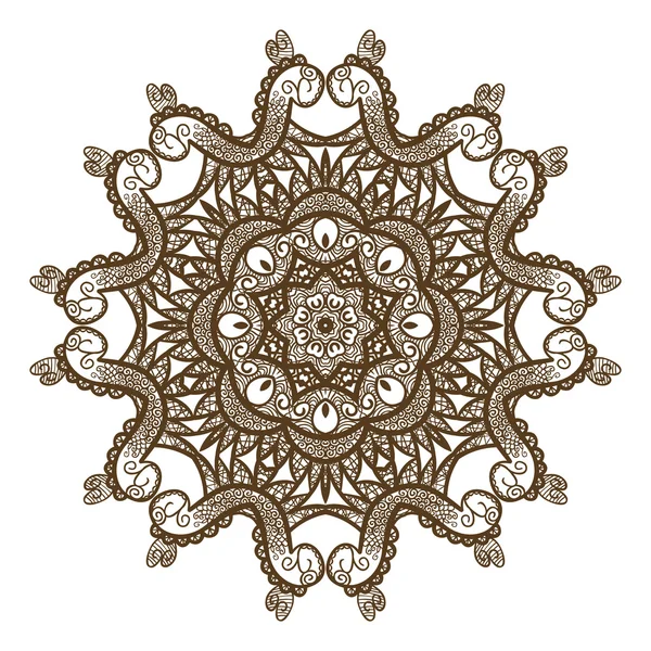 Circulaire sieraad element — Stockvector