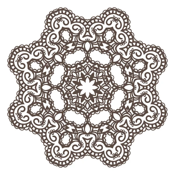 Circulaire sieraad element — Stockvector