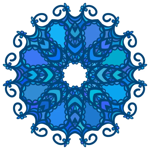 蓝色的圆形图案 — 图库矢量图片