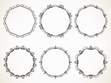 Kaligrafi yuvarlak çerçeve