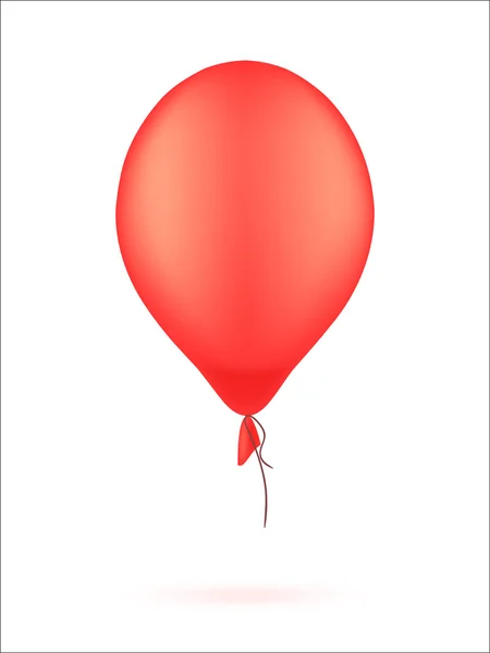 Red balloon isolated — Stock Vector