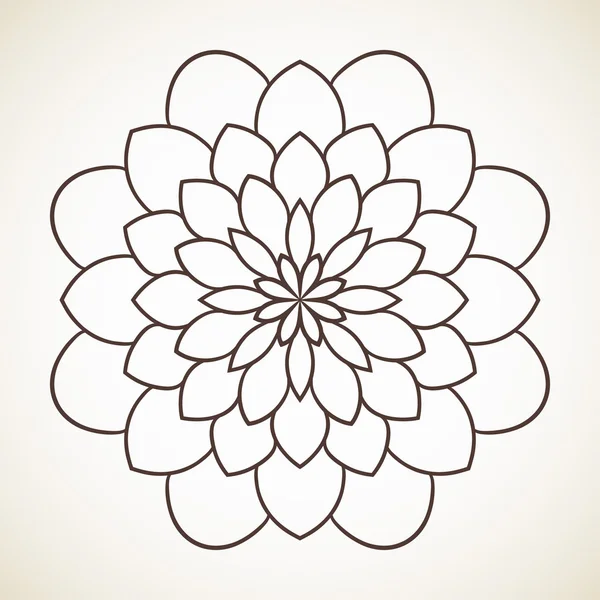 Γύρος λουλούδι μοτίβο — Διανυσματικό Αρχείο