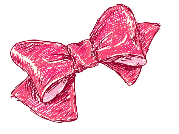 핑크 나비의 스케치 — 스톡 벡터