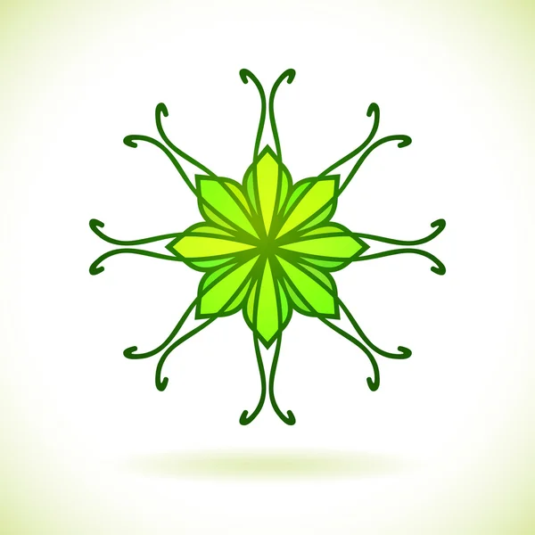 Élément de conception ornement fleur , — Image vectorielle