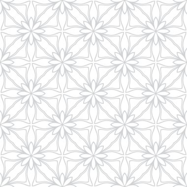 Geometrik çiçekler pürüzsüz desen