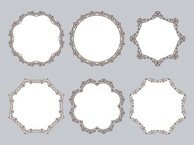 Süs kaligrafi çerçeveler