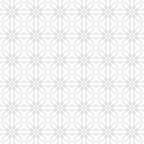 Geometric flowers Seamless pattern — Stock Vector