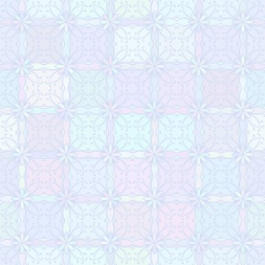 Geometrik çiçekler pürüzsüz desen