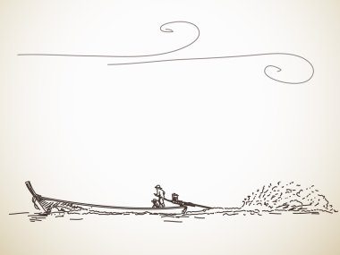 Long tail tekne taslağını