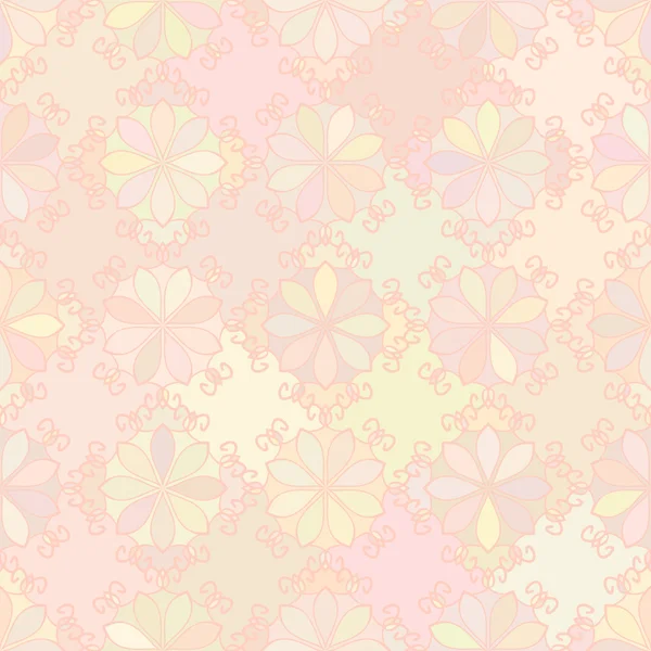 Fundo floral sem costura — Vetor de Stock