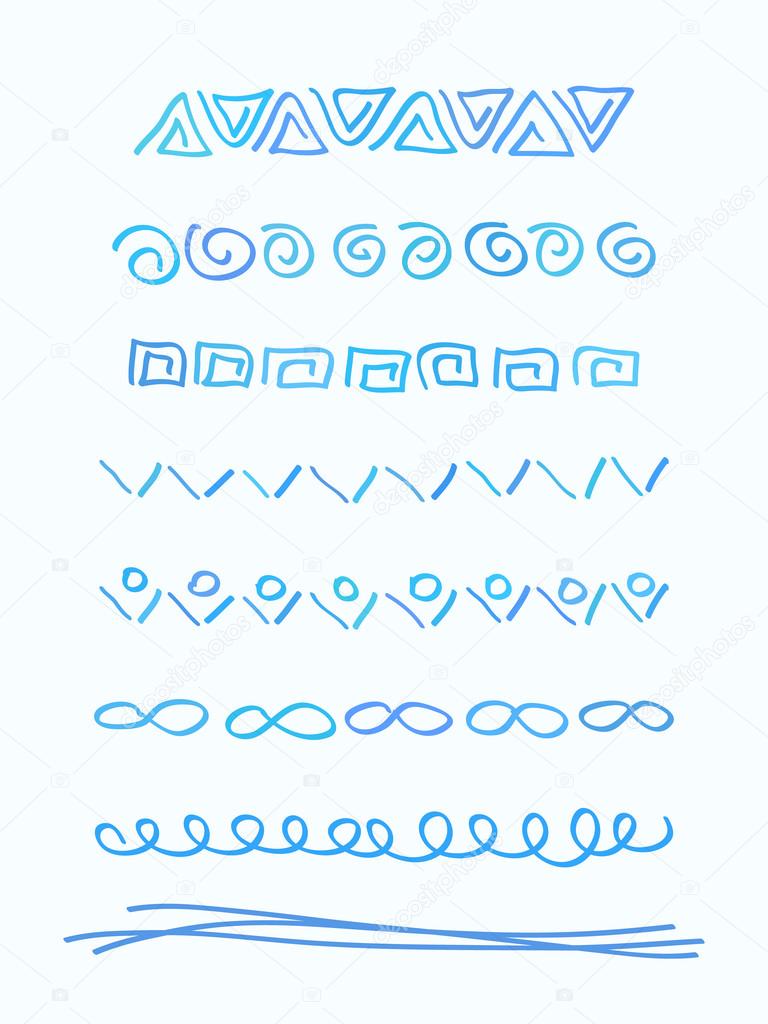 blue borders design