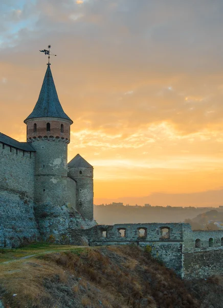 Old Fortress in the Ancient City of Kamyanets-Podilsky — Stock Photo, Image