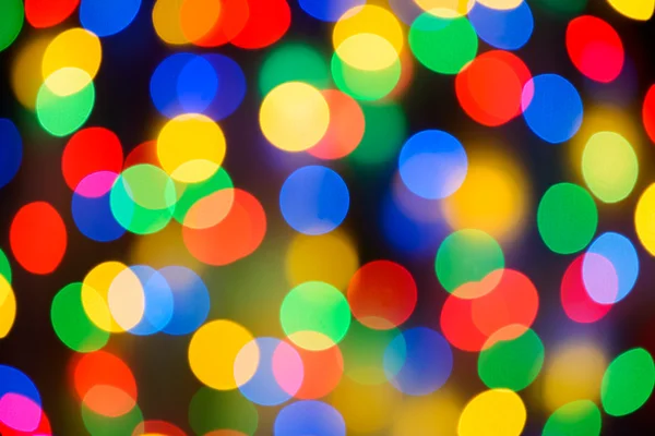 Fundo de Natal abstrato com luzes embaçadas — Fotografia de Stock