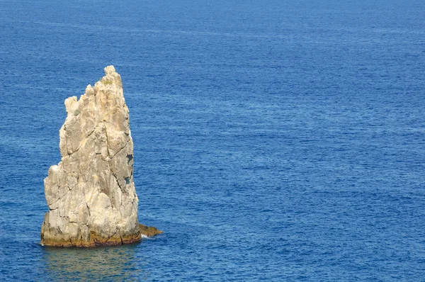 Summer Landscape with Sea and Rock. Southern Coast of Crimea, Ukraine — Stock Photo, Image