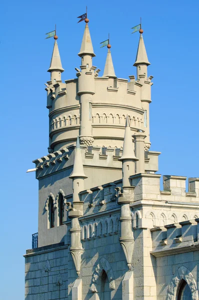 Castelo de Ninho de Engolindo Bonito na Rocha, Crimeia, Ucrânia — Fotografia de Stock