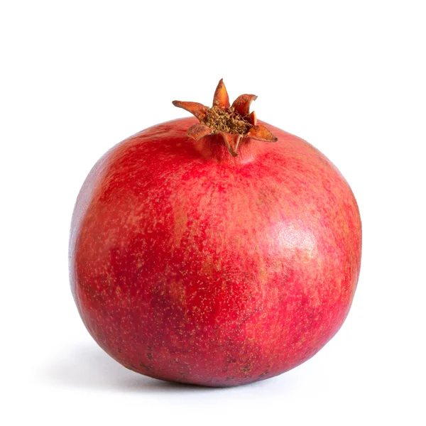 Red Pomegranate Isolated on the White Background — Stock Photo, Image