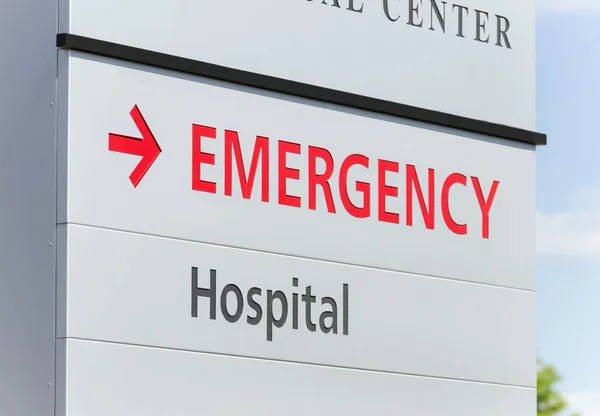 Señal de emergencia hospitalaria —  Fotos de Stock