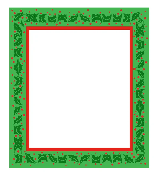 Holly Frame — Stockfoto