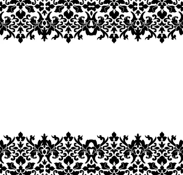 Damask Border — Stock Photo, Image