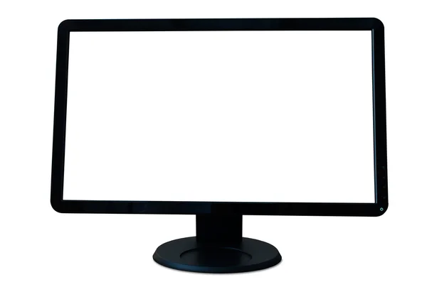 Ekranie komputera na białym tle — Zdjęcie stockowe