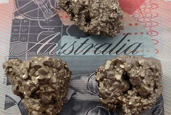 Avustralya Doları üzerinde altın nuggets