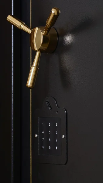 Safe door with dial pad Stock Image