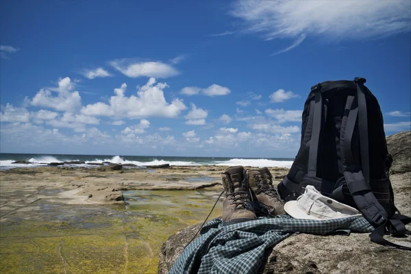 Deniz kenarında dişli hiking