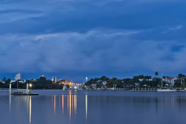 Crepúsculo en Mooloolaba Marina —  Fotos de Stock