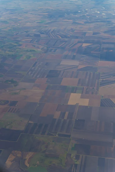 Yukarıdan tarım arazileri