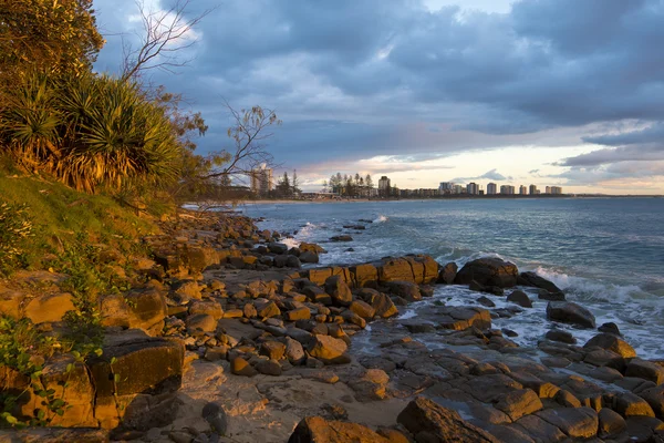 Alexandra Headland beach view — Stock Photo, Image