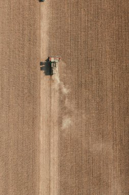 Çiftlik çalışmalarının en üst görünümü