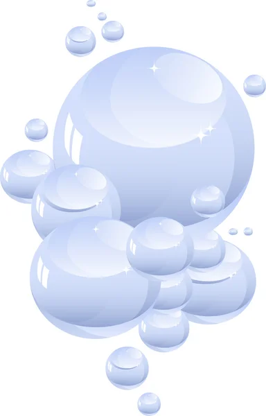 Soap bubbles — Stock Vector