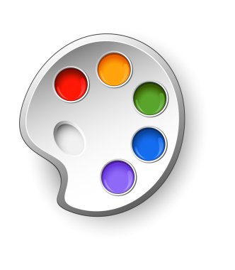 Sanat palet boya ile